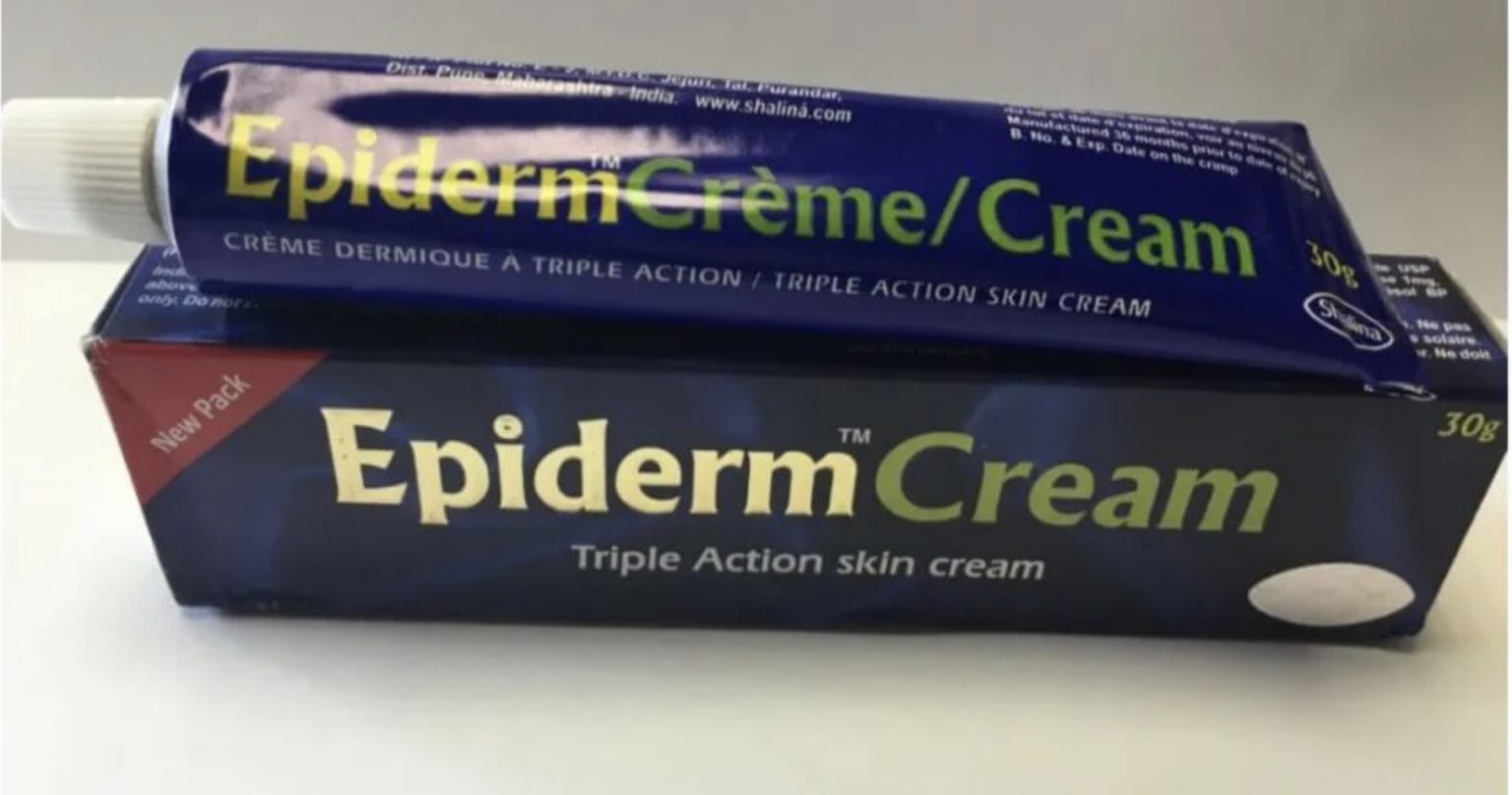 Epiderm Triple Action Tube Cream X Tubes Skin Glow Haven