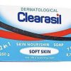 4x Clearasil 2-in-1 Skin Nourishing Soap