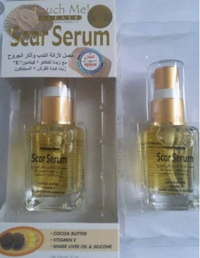 Touch Me! PLEASE Scar Serum With Cocoa Butter, Vitamin E, Shark Liver ...