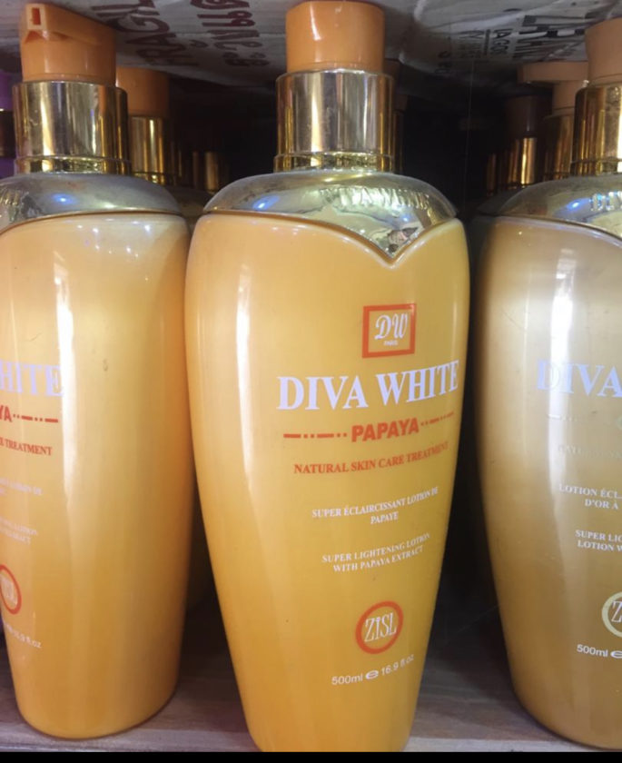 Diva White Papaya Lightening Lotion 500ml Skin Glow Haven