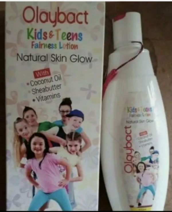 2x Olaybact Kids & Teens Fairness Lotion Natural Skin Glow 400ml