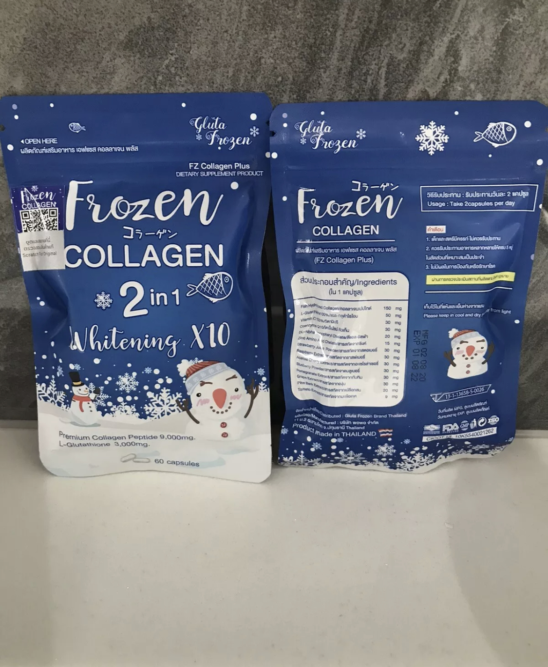 Collagen in 1 2 frozen Frozen Collagen
