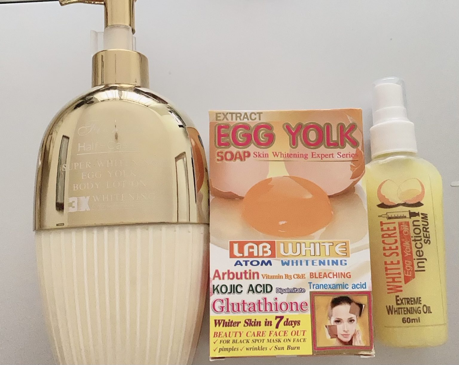 Floride HalfCaste Super Whitening Egg Yolk Body Lotion 3X Whitening