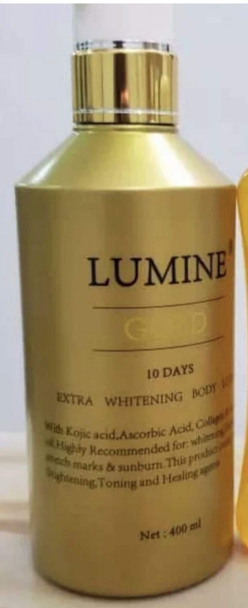 Lumine Gold Extra Whitening Body Lotion + Serum With Kojic Acid