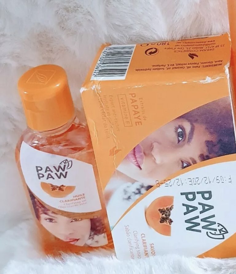 Paw paw Papaya Lotion 500ml+oil 60ml + Face cream 25ml + soap 4pcs Set