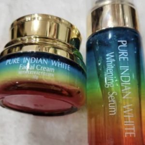 Pure Indian White Whitening Serum & Whitening Face Cream