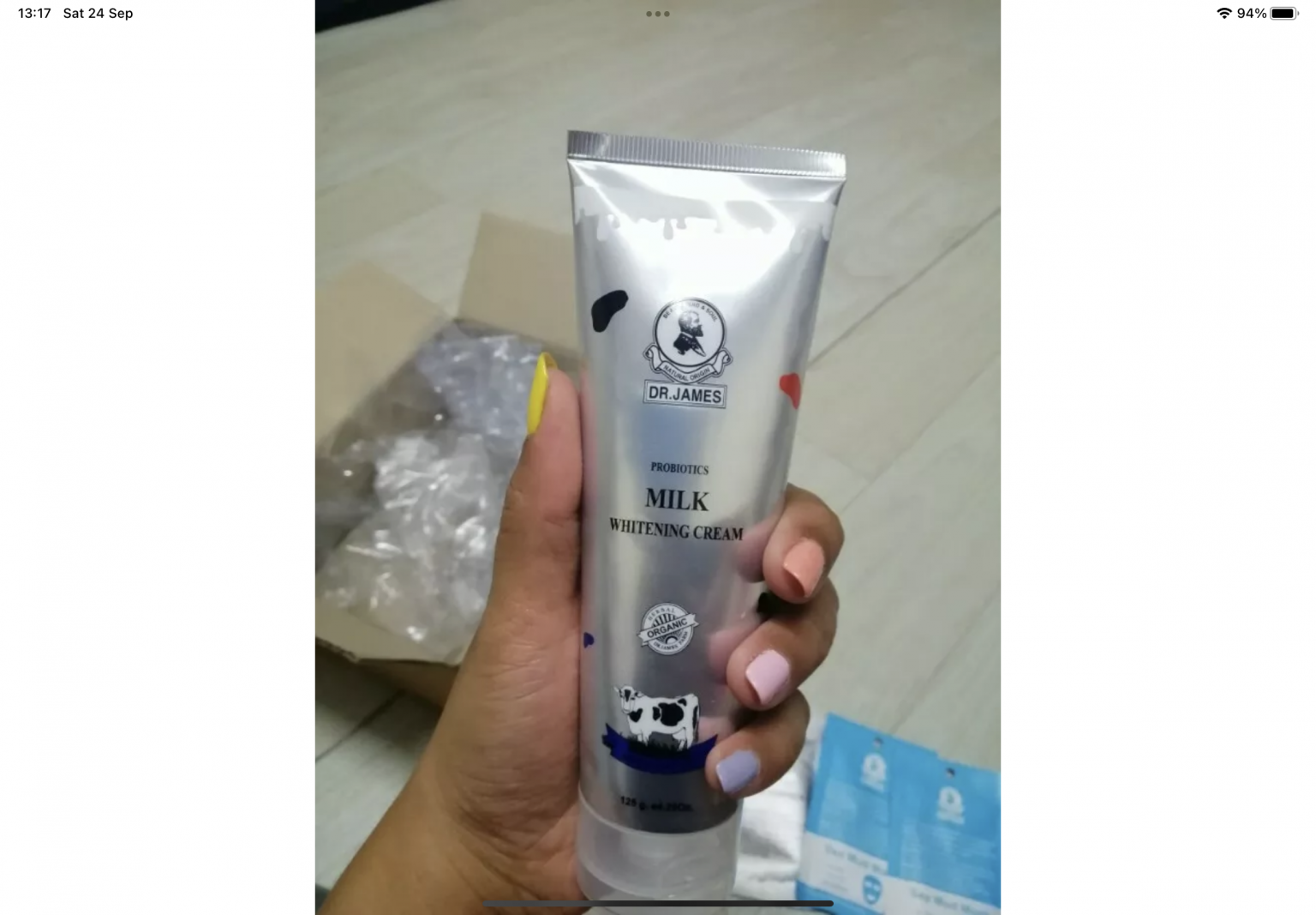 Dr James probiotic Milk Whitening Cream 120g Skin Glow Haven