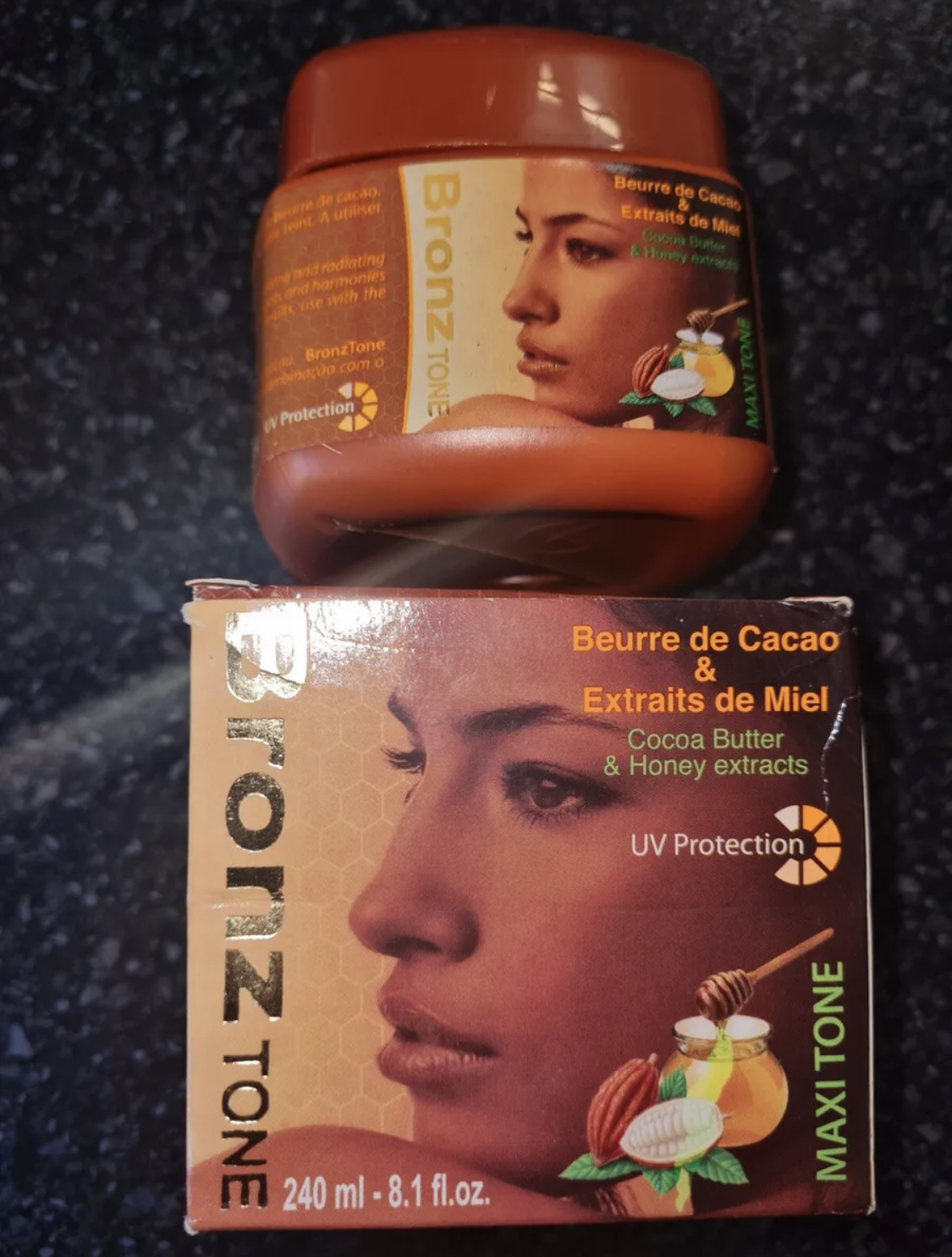 BRONZE TONE CREAM WITH COCOA BUTTER HONEY EXTRACT 240ML Skin Glow Haven