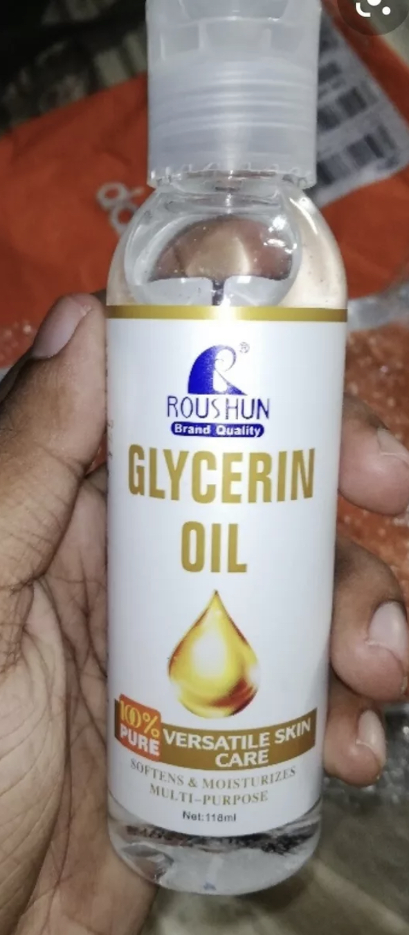 RouShun Glycerin Oil Skin Softening, Moisturising & Nourishing 118ml 100% Pure
