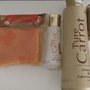 Pure Carrot Gold Arbutin Fair & Lightening Lotion 450ml Serum Carrot Soap