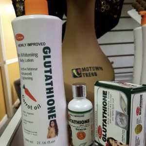 Renew Glutathione skin whitening lotion set: Lotion + Serum + Soap