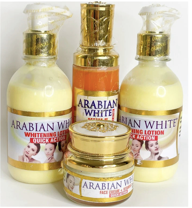 Arabian White Huile + Vitamin C Lotion Set